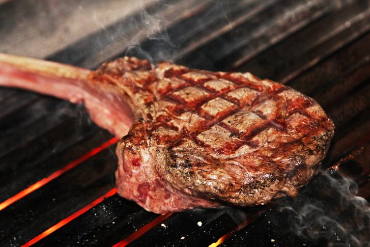 steak, tomahawk steak, grilled food